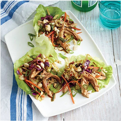 Mu Shu Chicken Lettuce Wraps