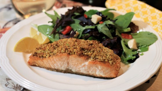 Pistachio Crusted Salmon Fillets