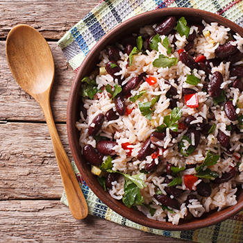 Rice and Bean Pilaf