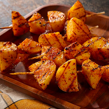 Skewered Grilled Potatoes